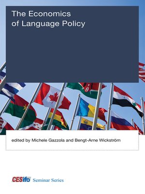cover image of The Economics of Language Policy